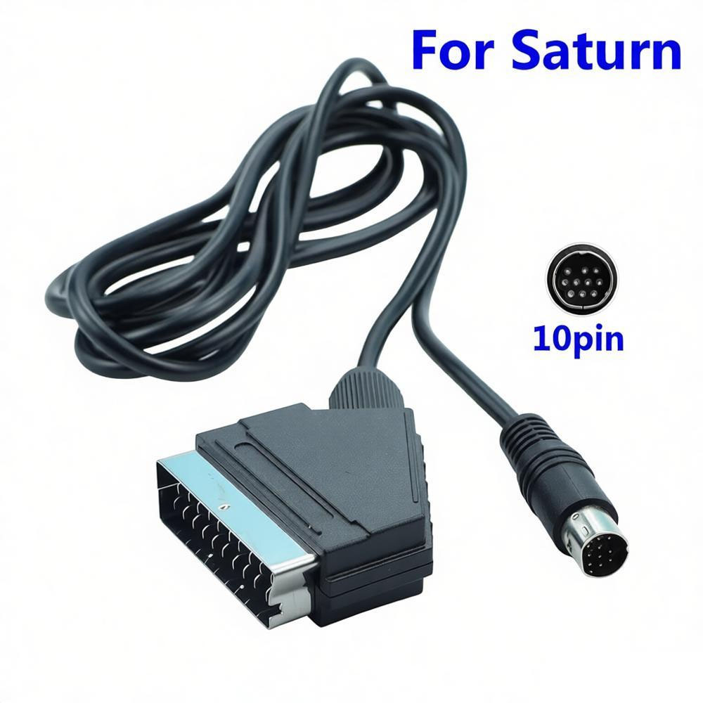 Composite Rca Cable - For PAL NTSC Console 1.8m Scart