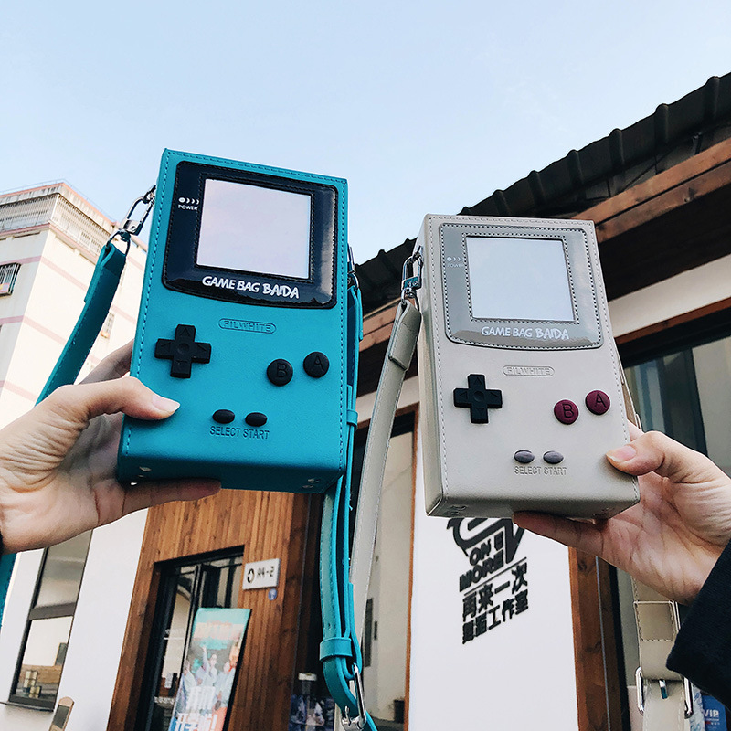 Retro Gaming Handhelds - Unique Creative Game Console Shaped Crossbody