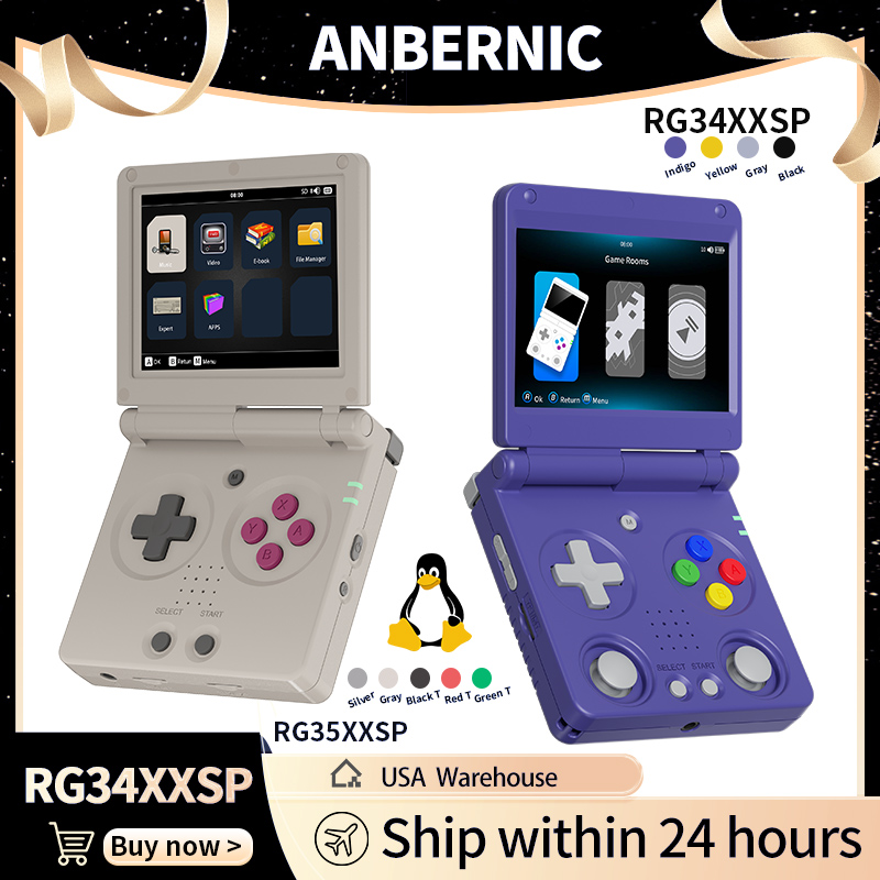 Anbernic RG34XXSP RG35XXSP Fli - Retro Gaming Anbernic ulasan dan harga
