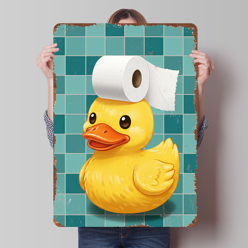 Duck With Toilet Paper Hat Pri - Retro Gaming Wallpaper ulasan dan harga