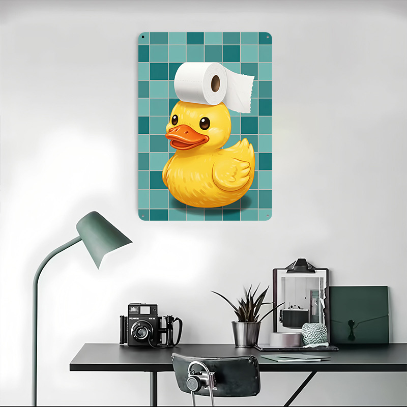 Duck With Toilet Paper Hat Pri - Retro Gaming Wallpaper ulasan dan harga