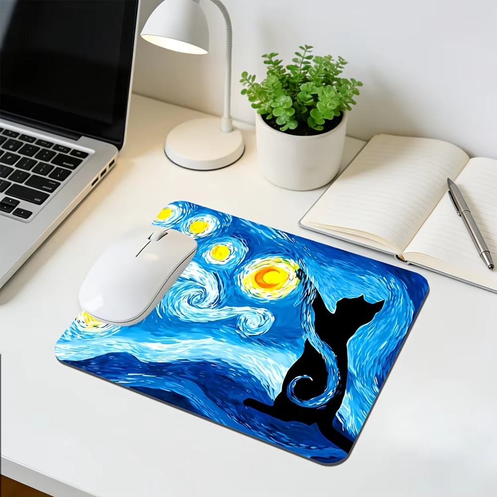 CIFBUY Starry Cat Mouse Pad Wa - Retro Gaming Keyboard And Mouse ulasan dan harga