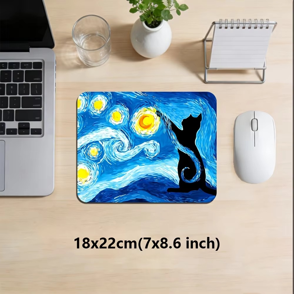 CIFBUY Starry Cat Mouse Pad Wa - Retro Gaming Keyboard And Mouse ulasan dan harga