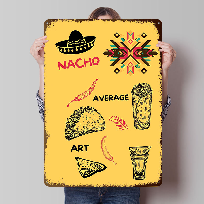 Mexican Food on Yellow Backgro - Background Retro Gaming ulasan dan harga