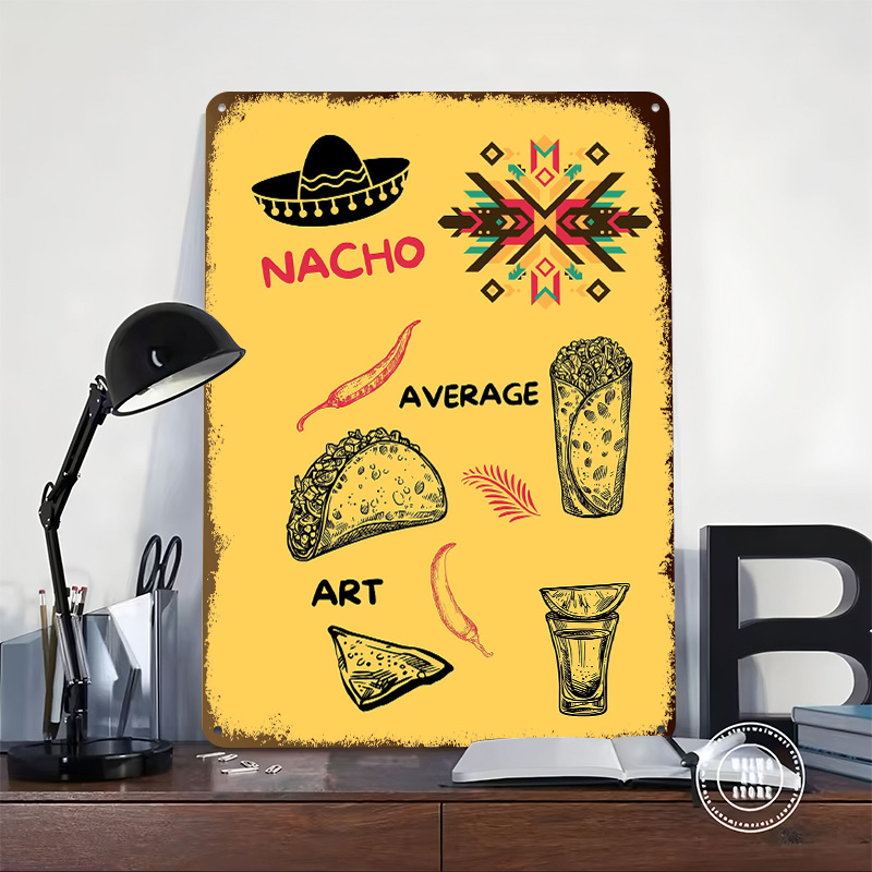 Mexican Food on Yellow Backgro - Background Retro Gaming ulasan dan harga