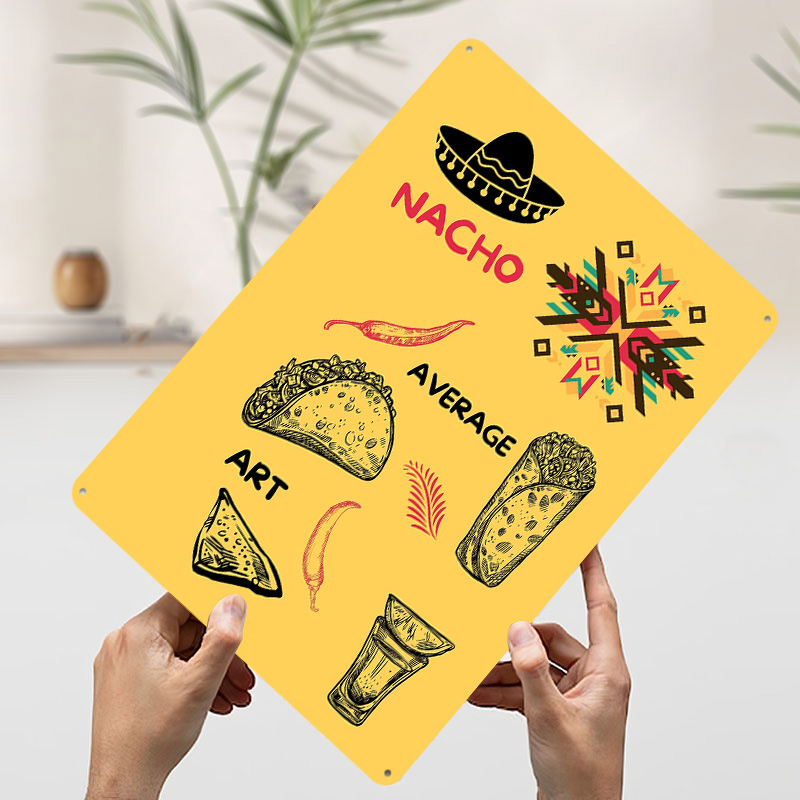 Mexican Food on Yellow Backgro - Background Retro Gaming ulasan dan harga