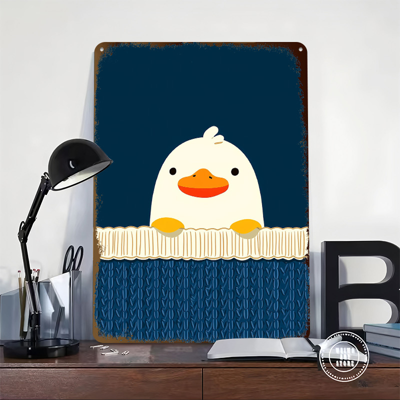 Cute Duck on a Blue Background - Background Retro Gaming ulasan dan harga