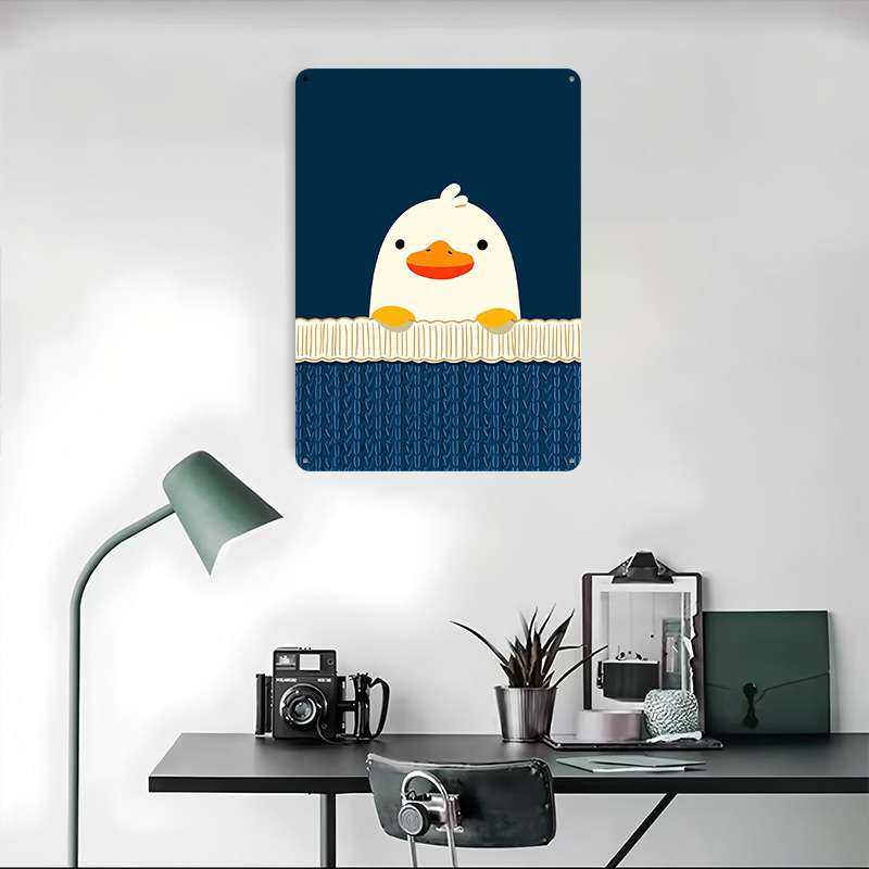 Cute Duck on a Blue Background - Background Retro Gaming ulasan dan harga
