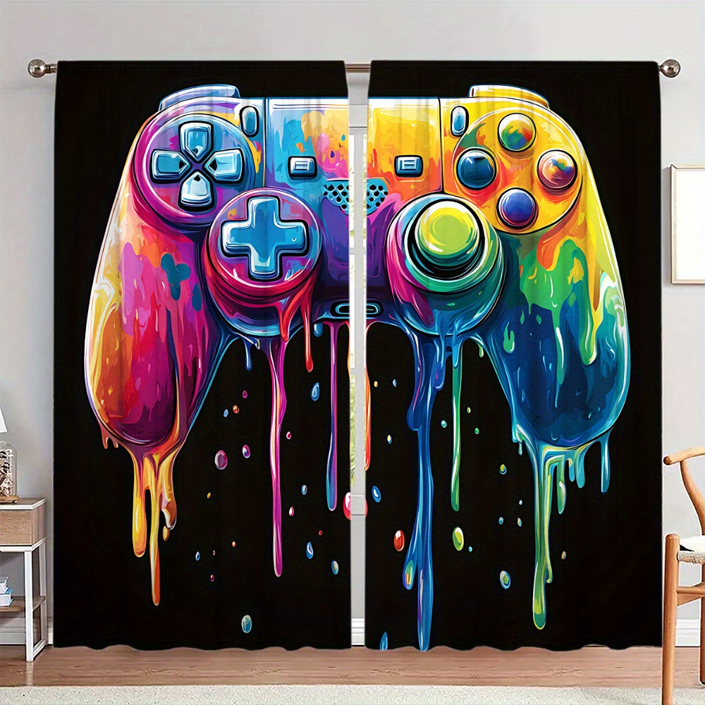 Retro Gaming Controller Curtai - Background Retro Gaming ulasan dan harga