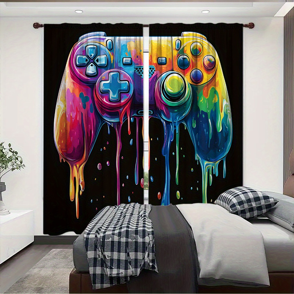 Retro Gaming Controller Curtai - Background Retro Gaming ulasan dan harga