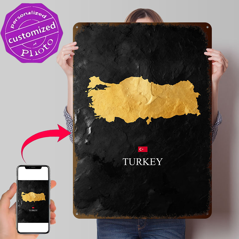 Golden Turkey Map on Black Bac - Background Retro Gaming ulasan dan harga