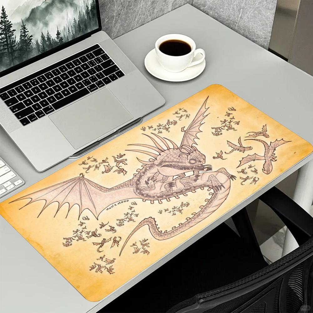 Vintage Old Paper Dragon Large - Mouse Gaming Retro ulasan dan harga