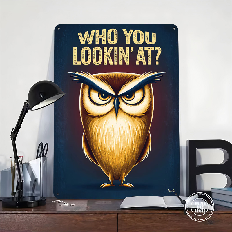 Who You Lookin’ At – Angry Owl - Retro Gaming At ulasan dan harga