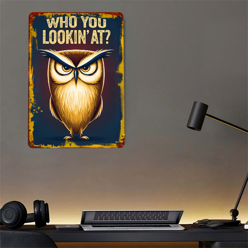 Who You Lookin’ At – Angry Owl - Retro Gaming At ulasan dan harga