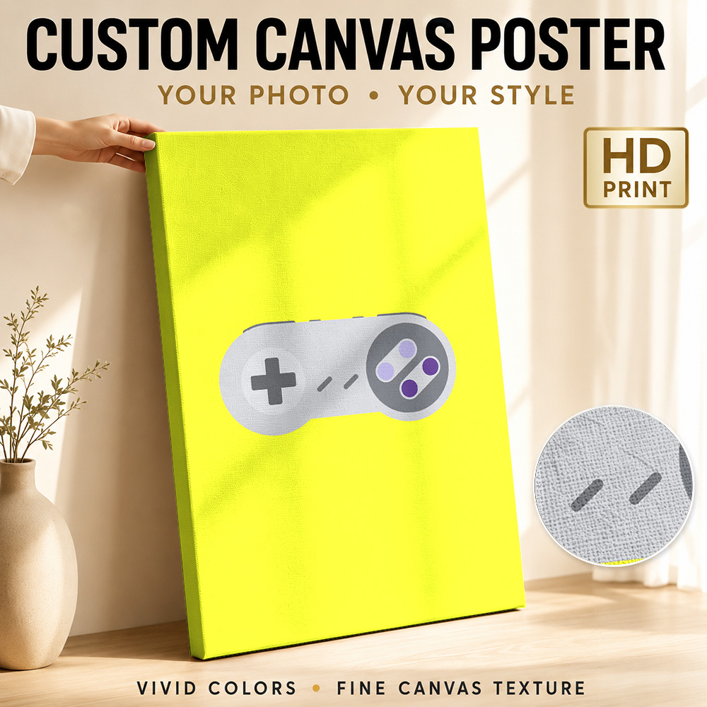 Retro Game Controller on Yello - Background Retro Gaming ulasan dan harga