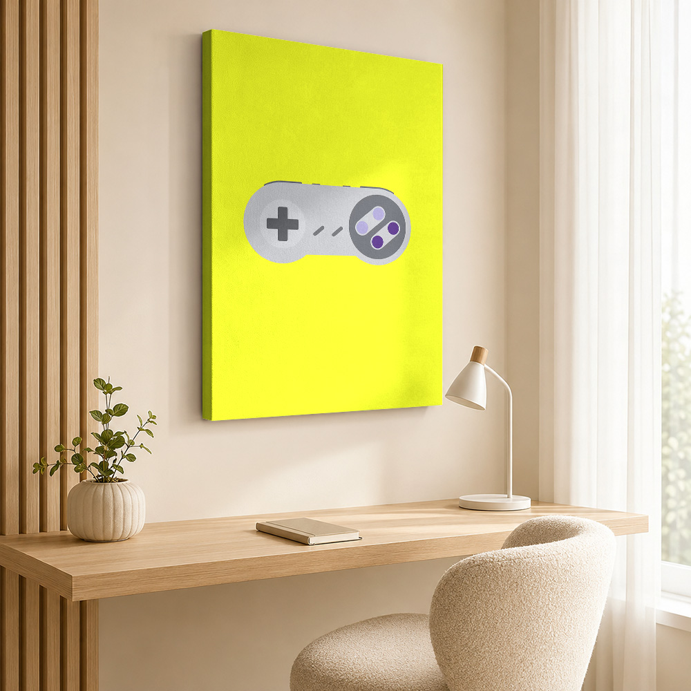 Retro Game Controller on Yello - Background Retro Gaming ulasan dan harga