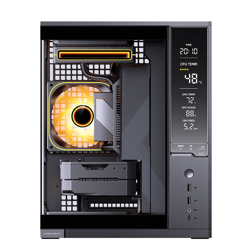 JONSBO D34 M-ATX PC Case Tempe - Retro Gaming Case ulasan dan harga