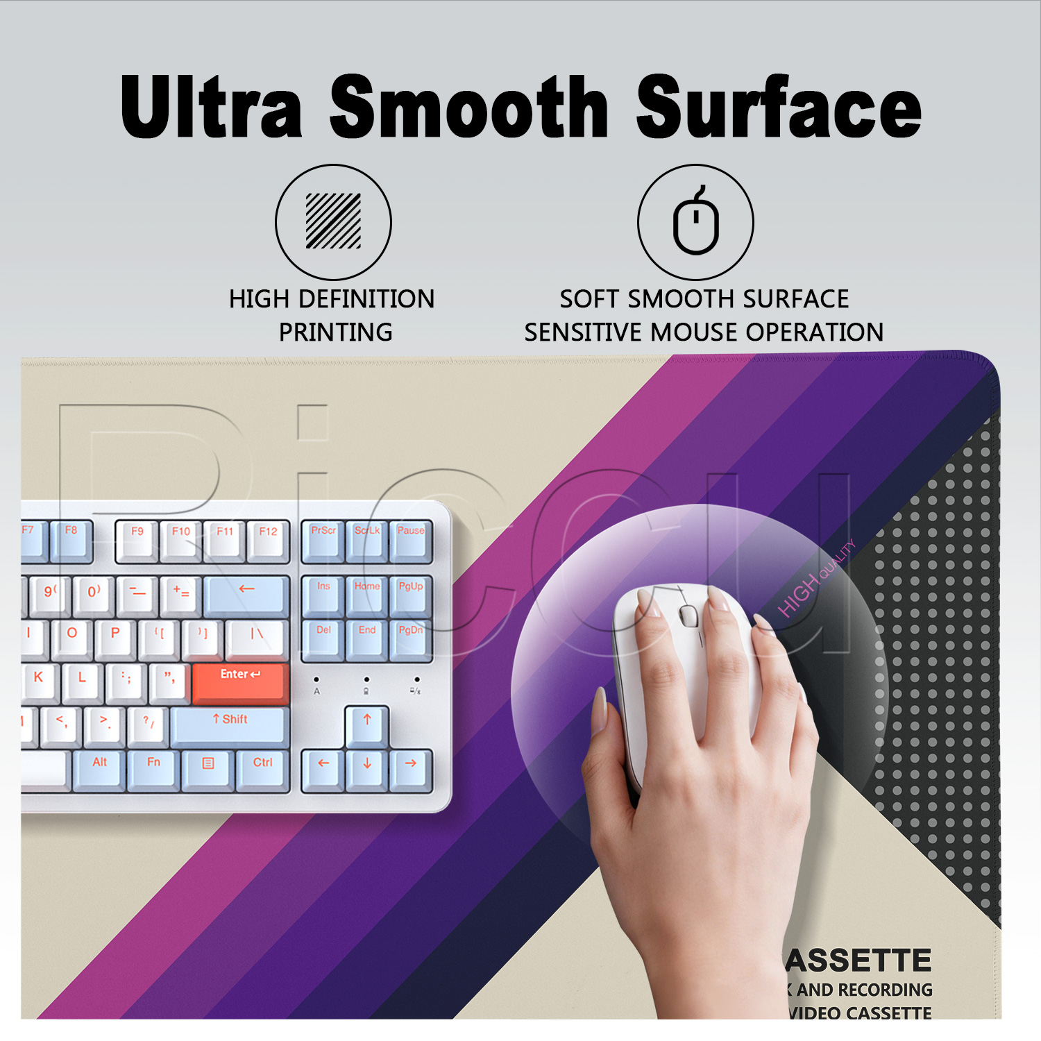 Mouse Pad HD Printing Retro VH - Mouse Gaming Retro ulasan dan harga