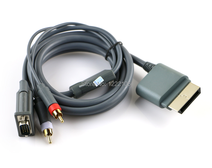 1PC For XBOX 360 HD High Defin - Composite Rca Cable ulasan dan harga