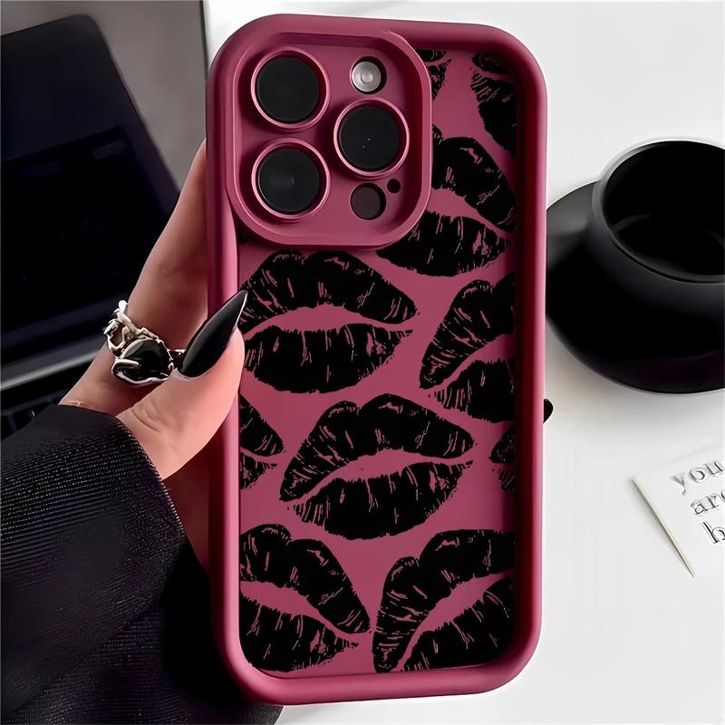 Fashion Lip Printed Case for I - Retro Gaming Case ulasan dan harga