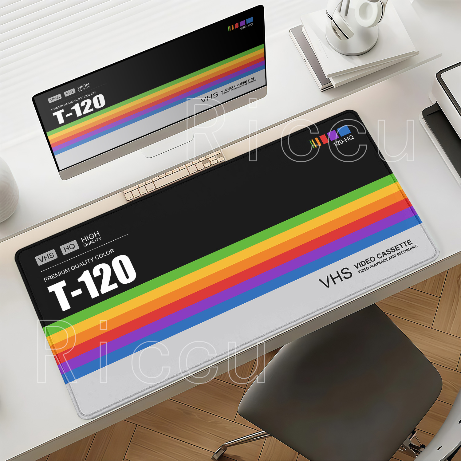 Retro VHS Style Mouse Pad Xxl  - Retro Gaming Keyboard And Mouse ulasan dan harga