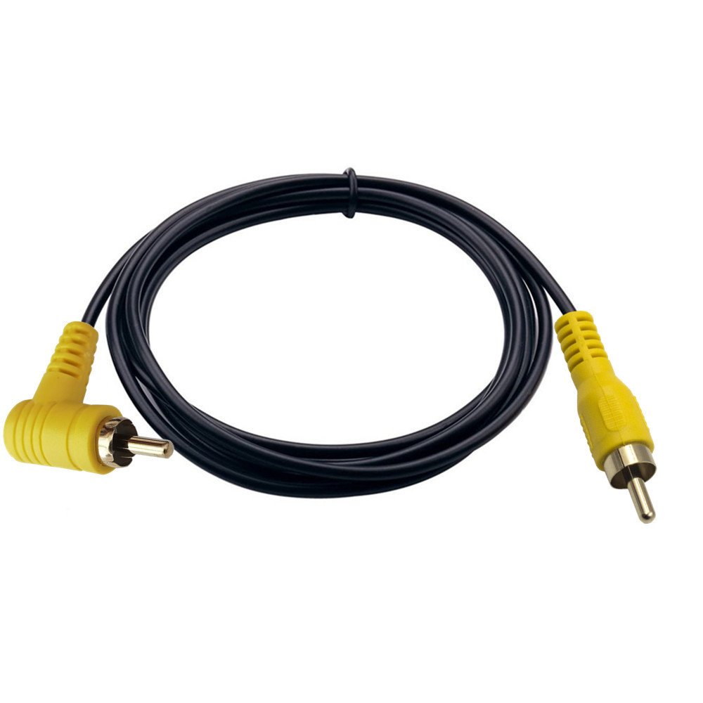 90 Degree Right Angle RCA Cabl - Composite Rca Cable ulasan dan harga