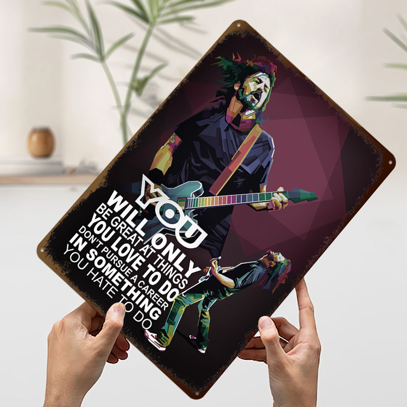 Rockstar Quotes Tin Poster Cus - Retro Gaming At ulasan dan harga