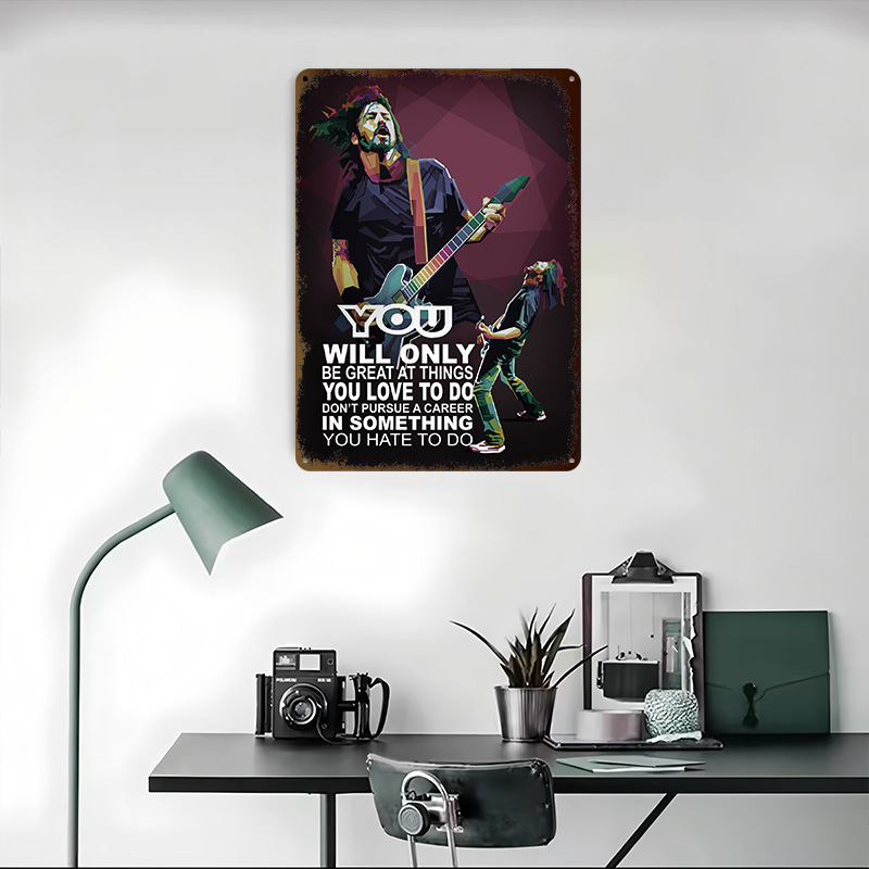 Rockstar Quotes Tin Poster Cus - Retro Gaming At ulasan dan harga
