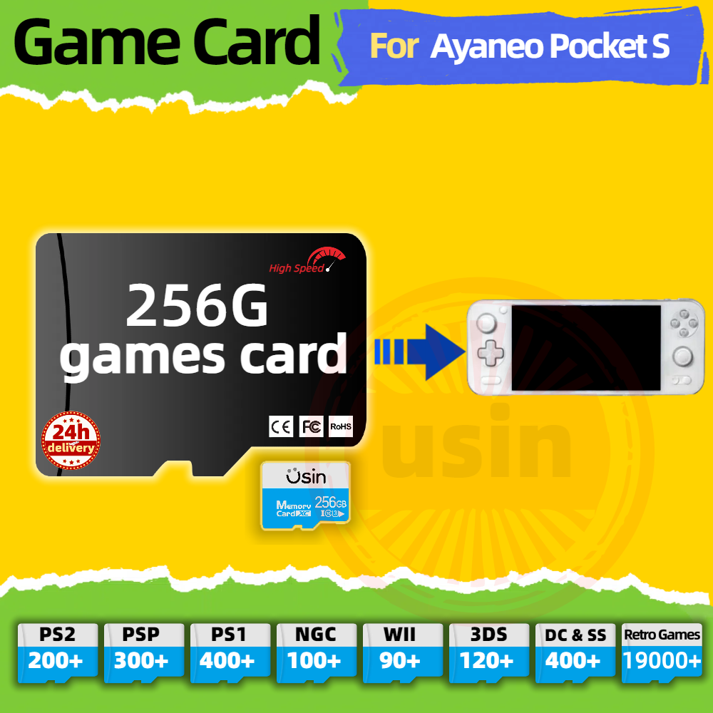 Game Card For Ayaneo Pocket S  - Retro Gaming Android ulasan dan harga