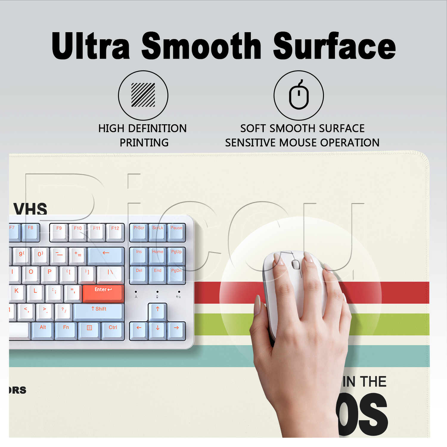 Mouse Pad Retro VHS Style PC G - Retro Gaming Keyboard And Mouse ulasan dan harga