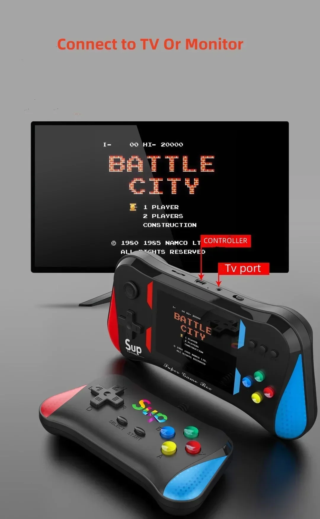 Children's Game Console Palm R - Retro Gaming Handhelds ulasan dan harga