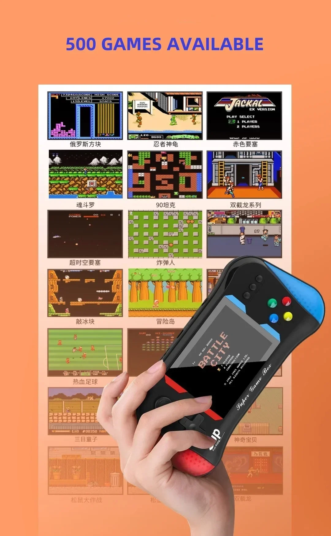 Children's Game Console Palm R - Retro Gaming Handhelds ulasan dan harga