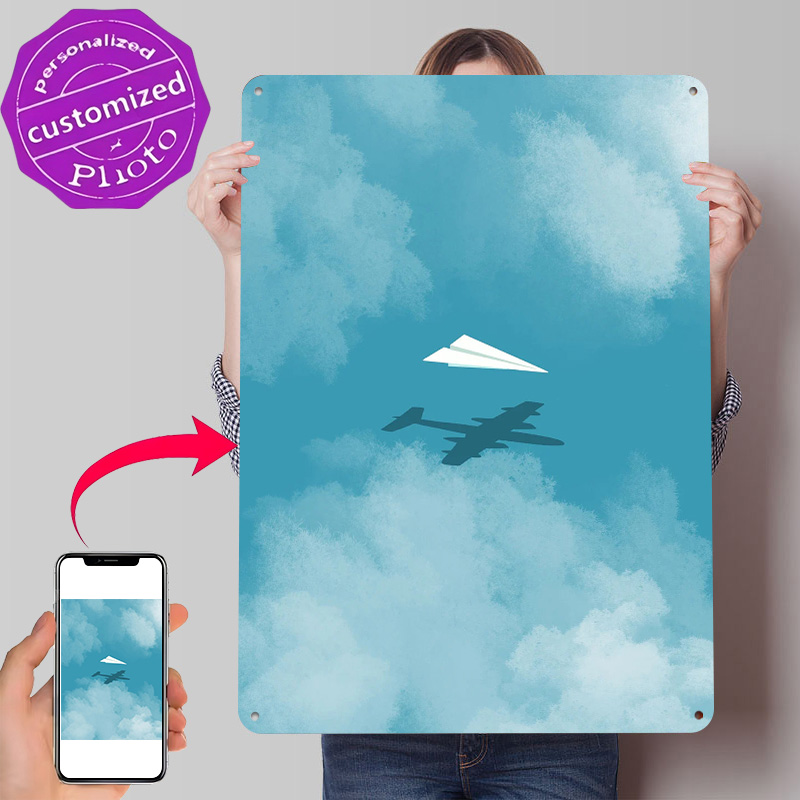 Paper Plane Printed Poster Cus - Retro Gaming Wallpaper ulasan dan harga