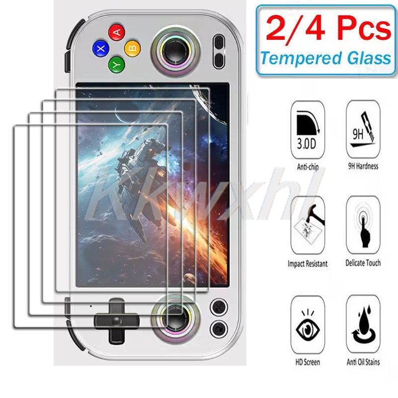 2-4PCS 9H HD Tempered Glass Fo - Retro Gaming Anbernic ulasan dan harga