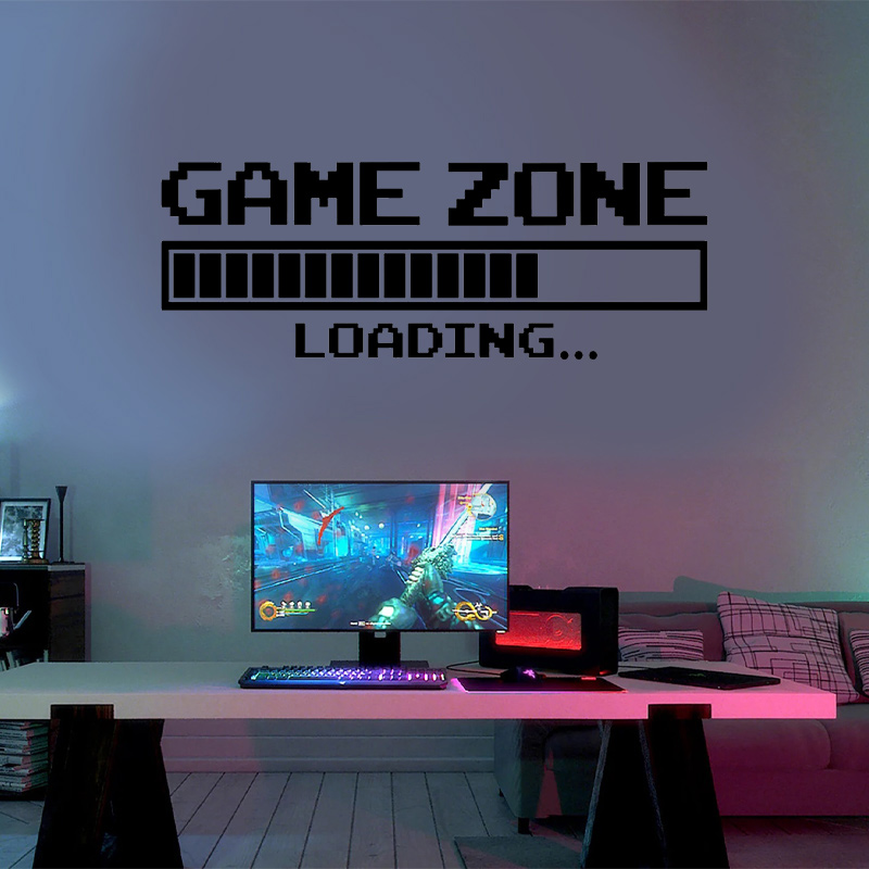 Gaming Zone Retro Loading Wall - Retro Gaming Wallpaper ulasan dan harga