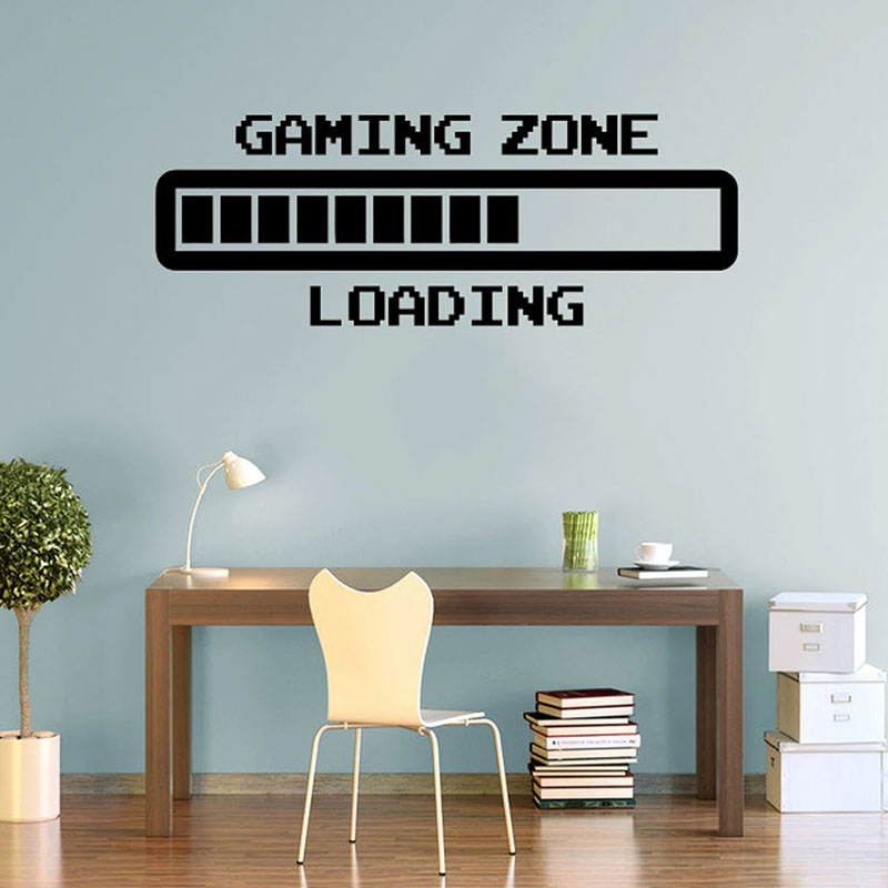Gaming Zone Retro Loading Wall - Retro Gaming Wallpaper ulasan dan harga
