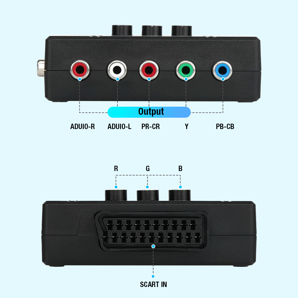 RGBS VGA to YPBPR Component Co - Retro Gaming Handhelds ulasan dan harga